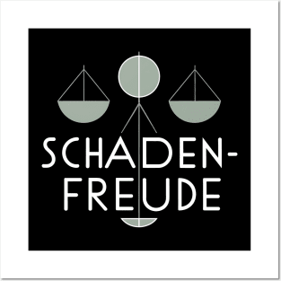 Schadenfreude, Karma Germany Design Posters and Art